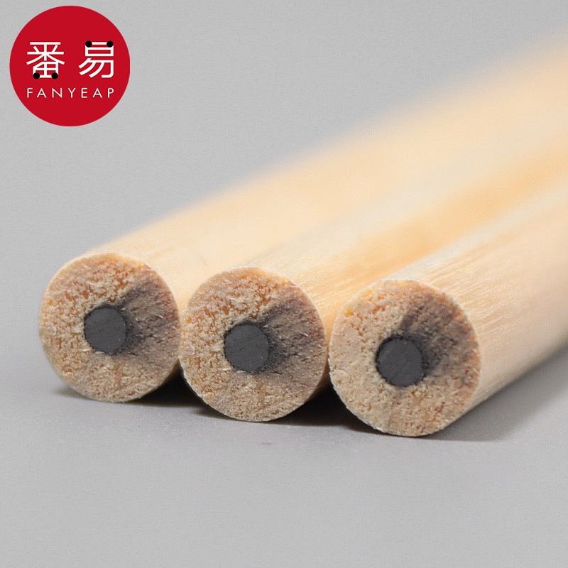 铅笔/原木AC1sn0-铅笔黑初学者小学生用绘画书写练习写字考试文