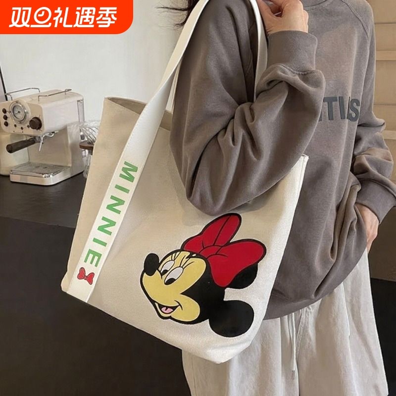绮运新款帆布包学生饭盒包加厚时尚单肩包礼品袋大容量手拎耐磨
