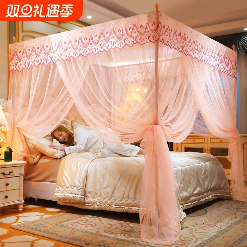 蚊帐三开门1.5米床家用卧室1.8米2米双人床1.2米加高加粗防