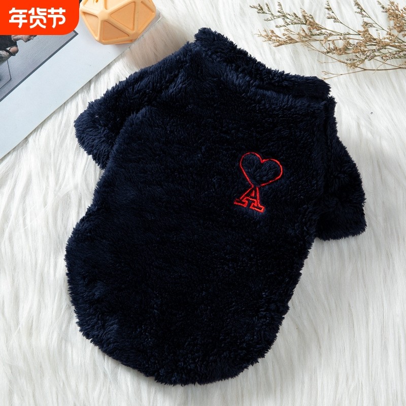 双面绒秋冬款比熊雪纳瑞小型犬猫咪博美泰迪宠物小狗狗衣服新年