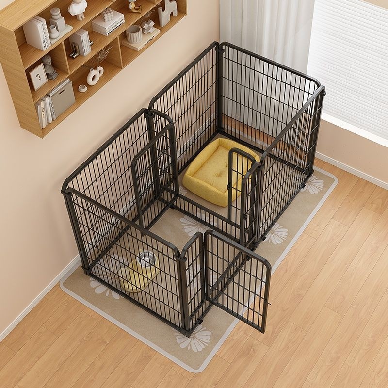 狗狗围栏笼子小型犬自由拼接狗窝一室一厅一卫狗栅栏宠物围栏室内