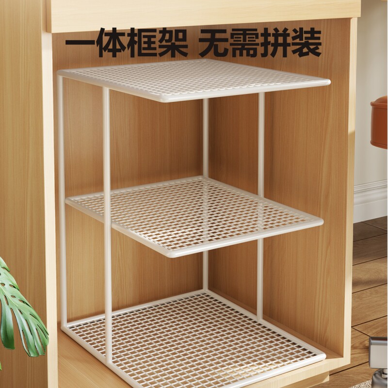 主机柜分层架柜内分层储物架杂物置物隔板深柜内收纳架多层整理架