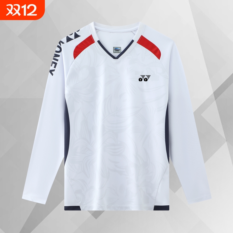 2025新款yy羽毛球服男女短袖速干儿童运动长袖卫衣套装乒乓球队服