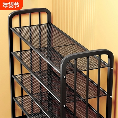 简易家用鞋架子门口多层防尘鞋柜宿舍室内鞋子收纳神器置物架进门