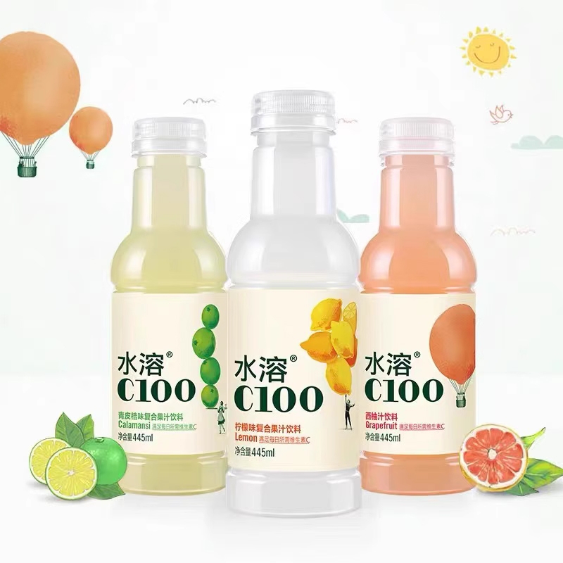 农夫山泉水溶C100445ml*5瓶