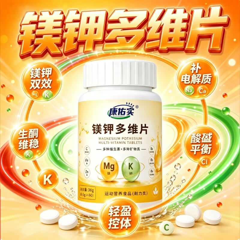 医芳初镁钾多维片正品官方旗舰店补充...