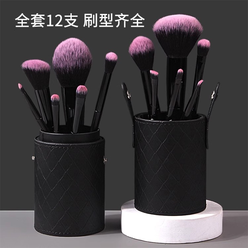 专业化妆师专用12支全套软毛化妆刷散粉腮红刷初学者眉眼美妆工具