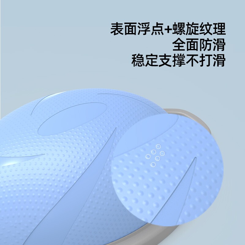 新款椭圆形健身波速球防滑防爆平衡瑜伽平衡球有氧健身训练波速球