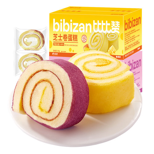 比比赞紫薯卷整箱|超8000次加购