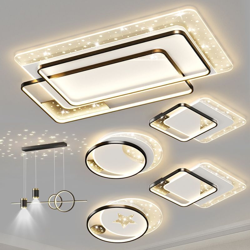 led简约风长方形吸顶灯