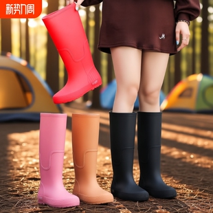 外穿露营户外雨林徒步轻便舒适高筒厨房防水防滑 雨靴新款 雨鞋 水鞋