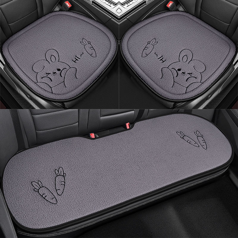 汽车坐垫冬季加厚保暖羊羔毛