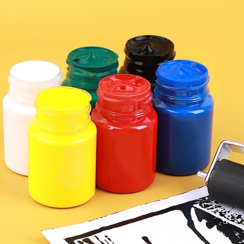 版画油墨颜料60ml彩色水性版画滚筒工具专用油墨画画多规格颜色油墨