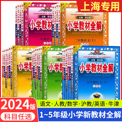 2024小学教材全解沪教版上海专用