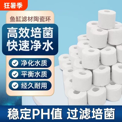 陶瓷环鱼缸过滤材料净水硝化