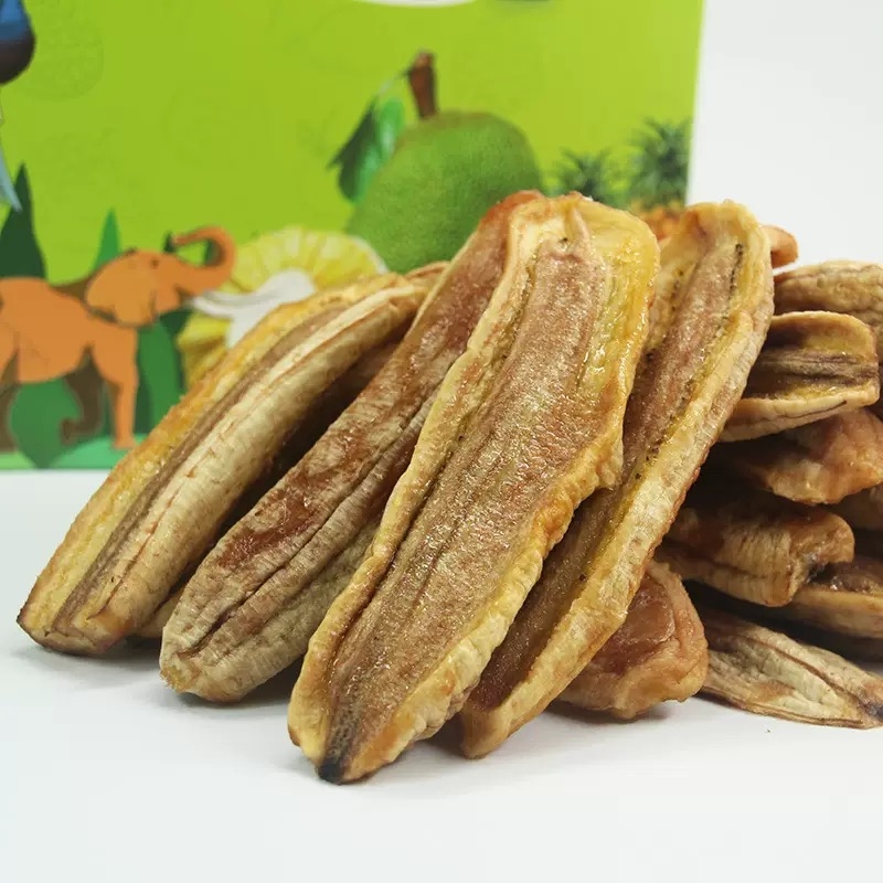 巴蕉干西双版纳芭蕉干非油炸原味无添加工厂直营软糯香甜网红零食