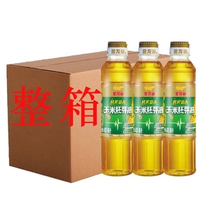 甜香玉米胚芽油食用油整箱批发 金龙鱼玉米油非转基因400ml 20瓶装