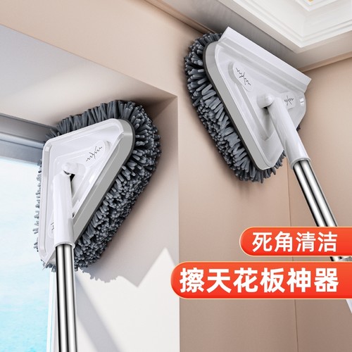 擦天花板清洁神器家用拖把