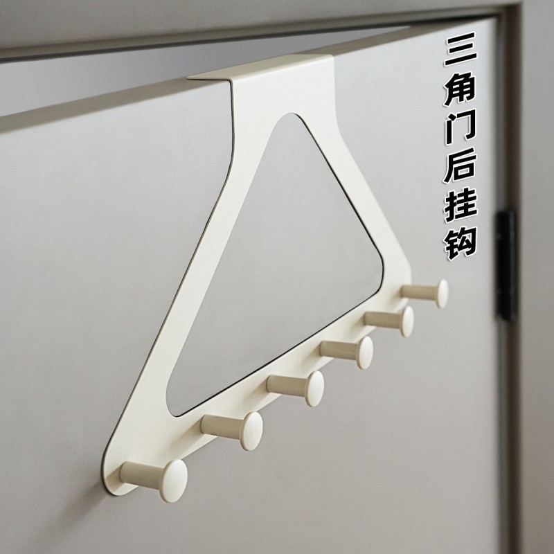 门后挂钩免打孔挂衣架卧室不占空间的衣帽架放脱下的衣服神器挂架