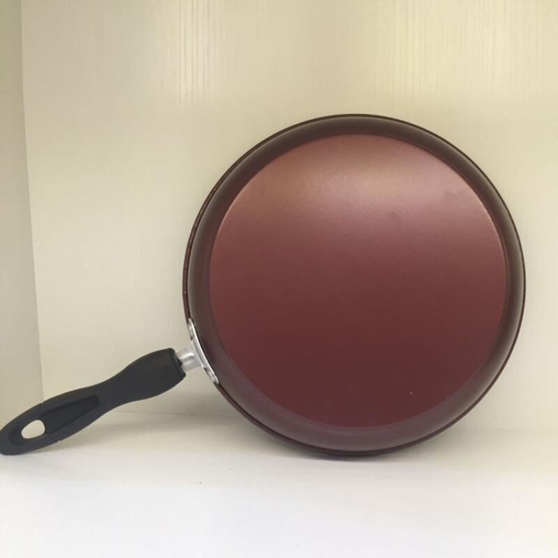 无烟不粘锅家用批发现货牛排煎盘不锈钢平底煎锅火炉电磁炉通用