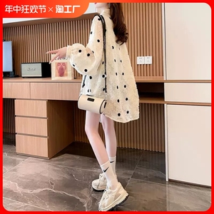 夏季薄款防晒衬衫衣女2024新款韩版设计宽松显瘦大码波点外套开衫