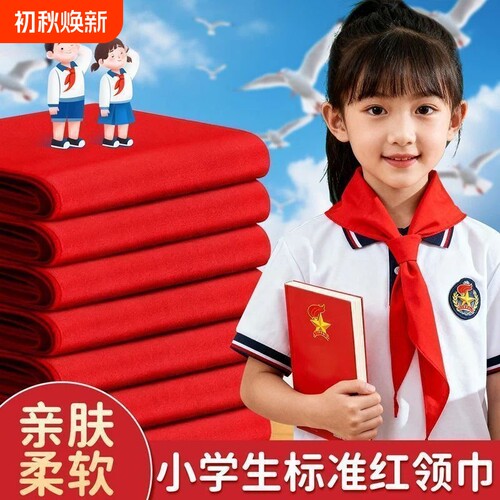 红领巾小学生纯棉通用标准