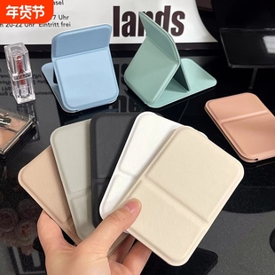 小镜子便携化妆镜可折叠手持补妆镜学生宿舍折叠镜迷你随身镜玻璃