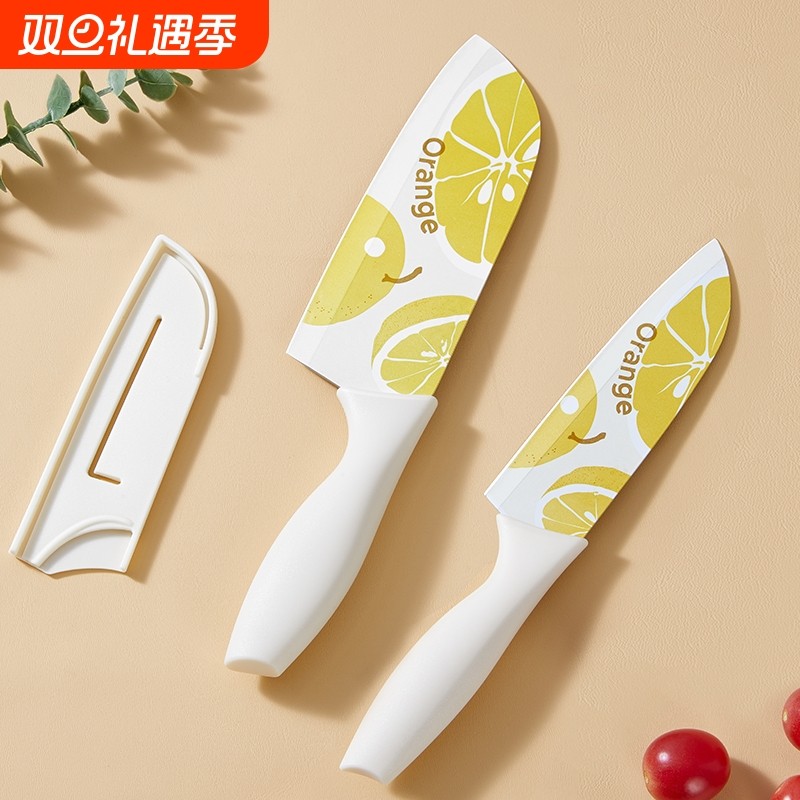 水果刀菜刀家用不锈钢切菜刀切片刀女士厨房辅食刀具套装厨师专用