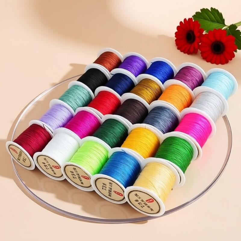 73号玉线0.6mm穿蜜蜡翡翠细线diy手链串珠吊坠线珠宝线材戒