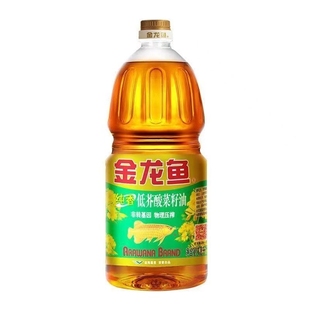 金龙鱼纯香低芥酸菜籽油1.8L 瓶非转基因 物理压榨家用炒菜食用油