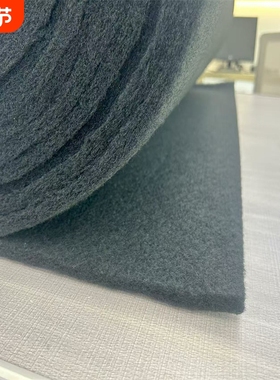 黑色过滤棉G3G4无纺布初效过滤棉网空调防尘喷烤漆房风口棉风机棉