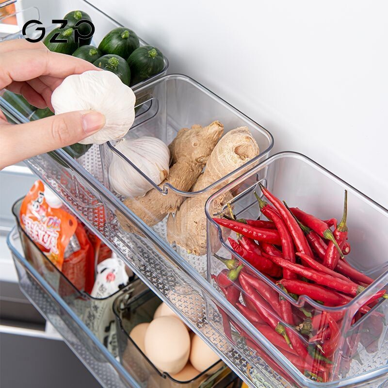 收纳盒冰箱侧门储物盒蔬果鸡蛋保鲜盒整理分装神器通用食品级