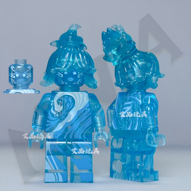 爆发妮雅海洋积木人仔幻影忍者系列主角第15潜水le高拼装玩具19季