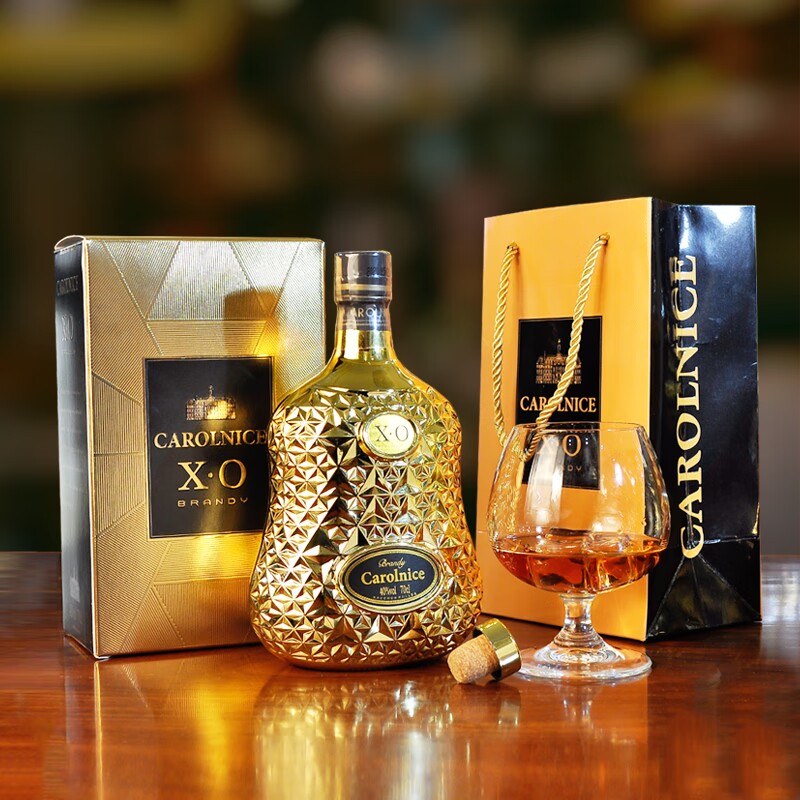 法国原酒进口XO洋酒白兰地40度烈酒商务宴请酒吧调酒调味基底酒
