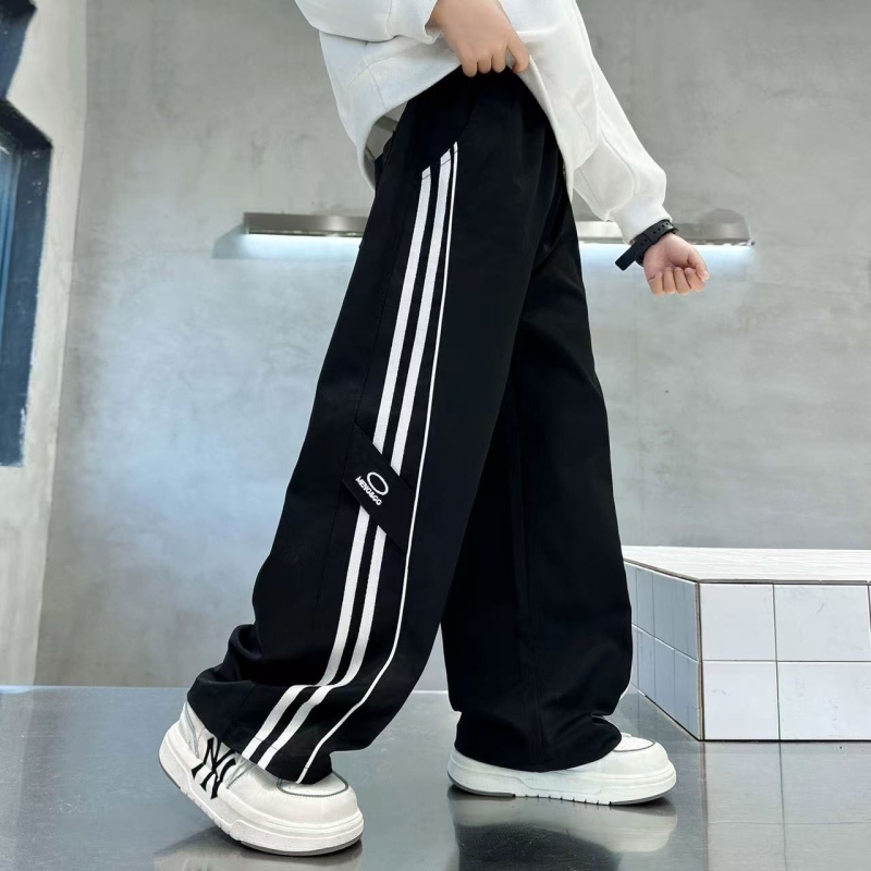 男童裤子春秋款2025新款儿童防蚊裤夏季薄款大童运动裤男孩秋装潮