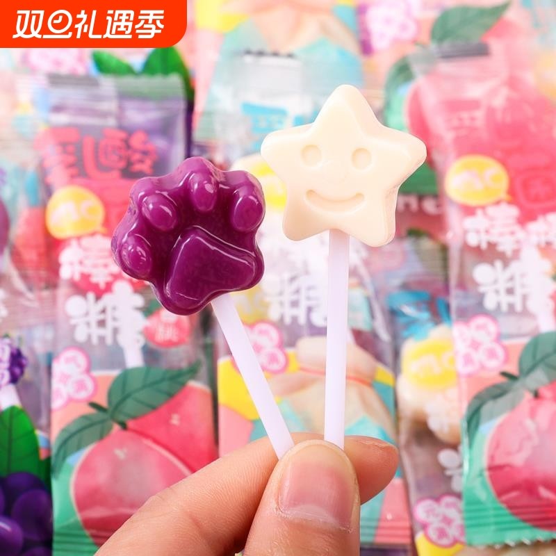 乳酸菌维C棒棒糖网红爆款高颜值糖果奖励学生小零食喜糖散装