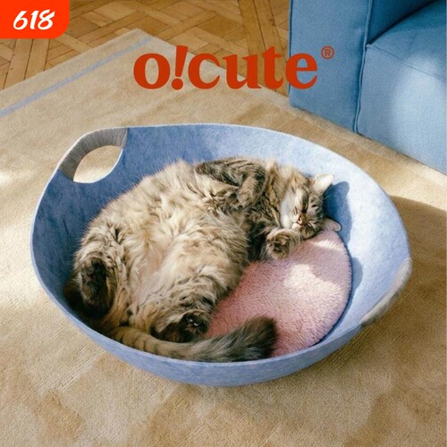 o!cute毛毡猫窝猫抓板一