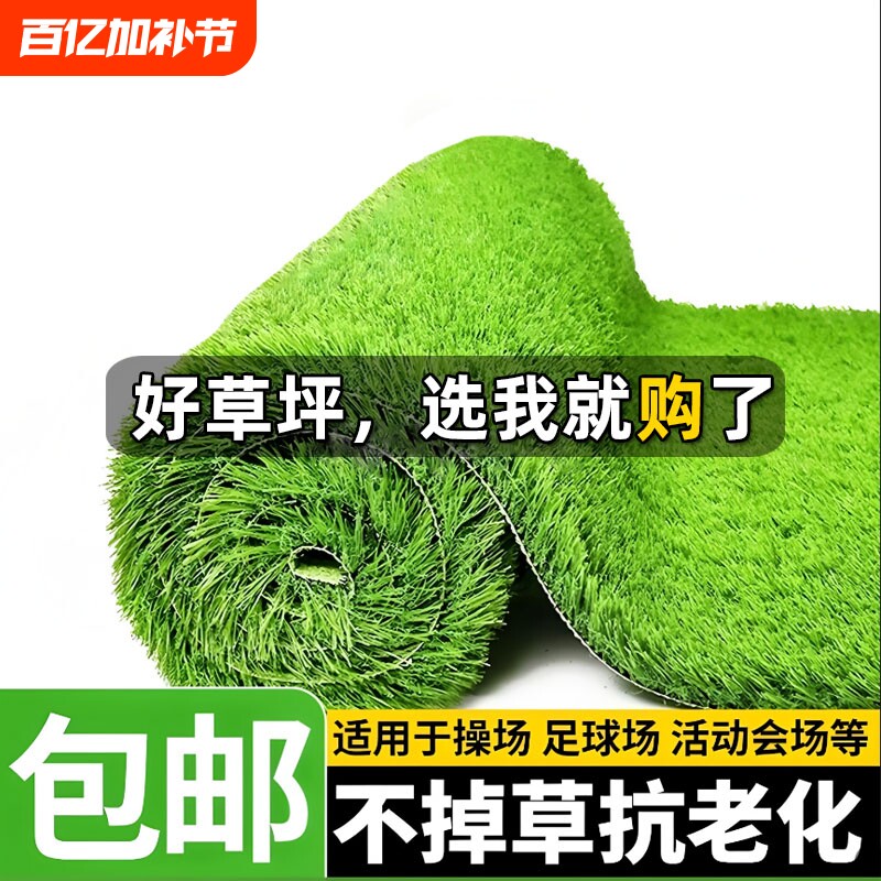 仿真草坪地毯假草皮户外铺垫人造草坪塑料草地垫子地面室外庭院