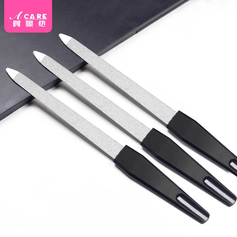 指甲锉/不锈钢CC1SQ0-修护理甲面美甲指甲锉条打磨工具双面锉条