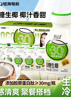 轻上0糖生椰椰汁植物蛋白饮料