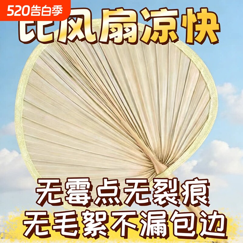 蒲扇老式大蒲扇夏季儿童宝宝竹编扇子夏天手摇手工编织芭蕉古风扇