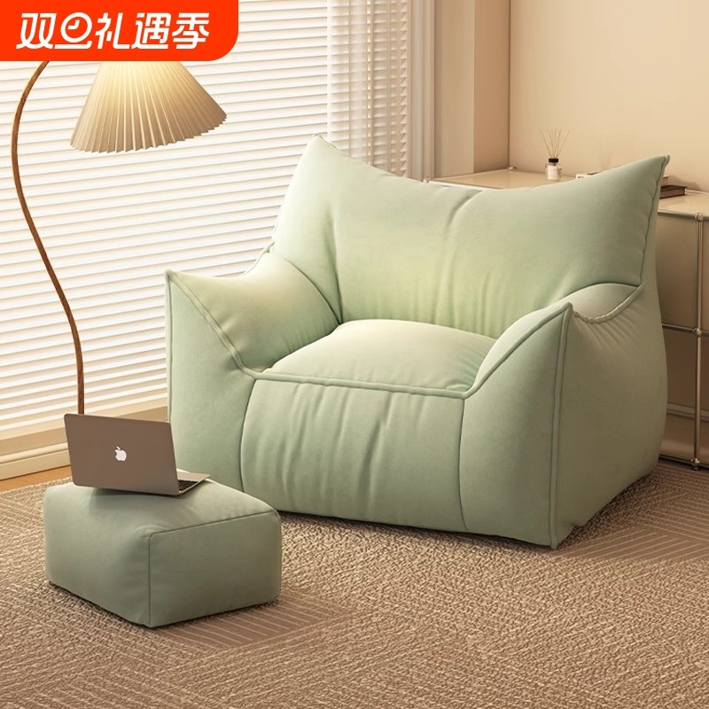 懒人沙发休闲可睡单人沙发卧室飘窗榻榻米网红懒人椅阳台可躺椅子