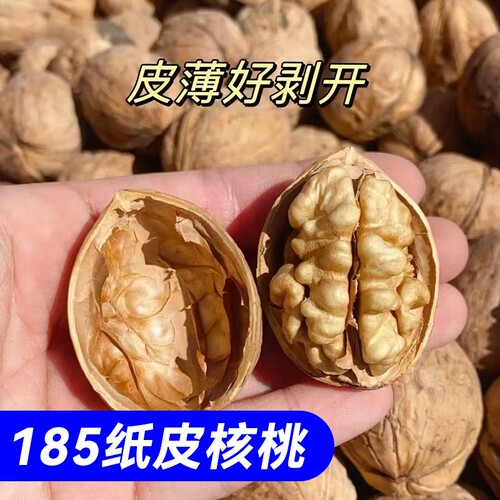 坚芽乐新疆阿克苏185纸皮核桃生2025新货薄皮原味孕妇零食健康