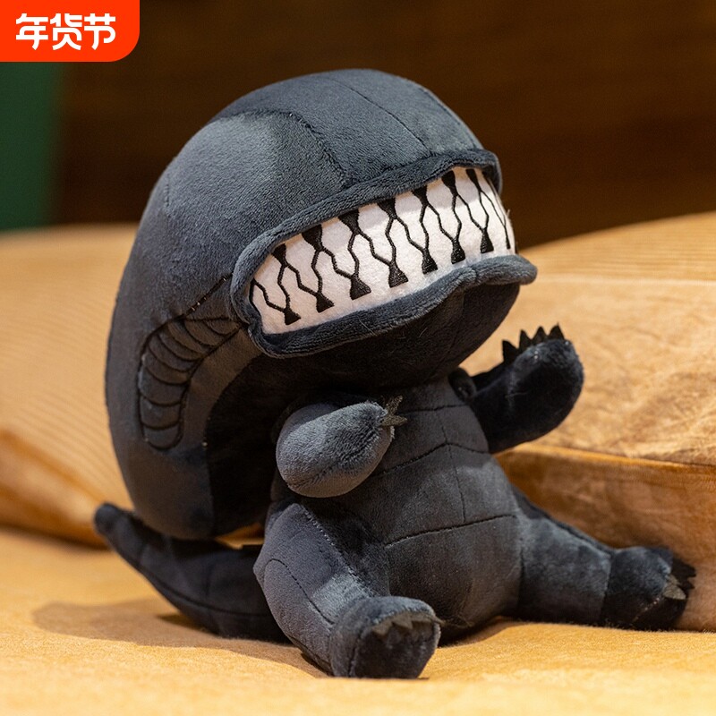 新款异形公仔毛绒玩具牙仔娃娃电影动漫周边抓机玩偶礼物男生抱枕