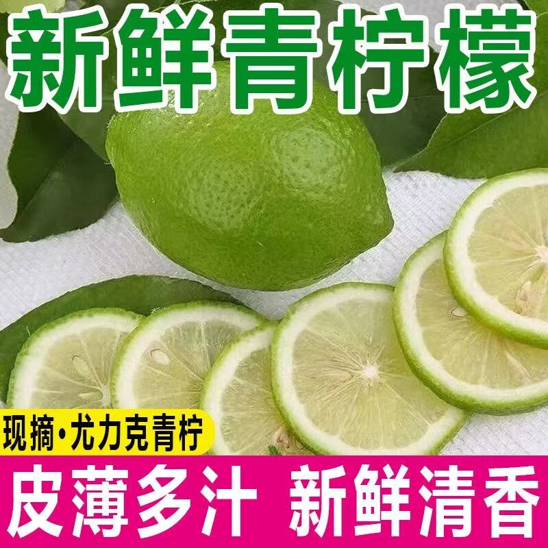 四川安岳青柠檬柠檬新鲜当季水果水果5斤整箱发货切片泡水
