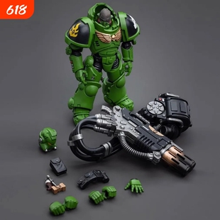 JOYTOY2026新款40K火蜥蜴连长阿德拉克斯阿伽顿 可动兵人模型手办