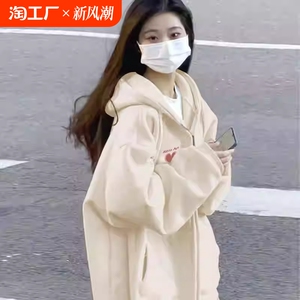 黎溪大码宽松秋冬季2024新款爆款复古开衫外套韩系慵懒男女装上衣