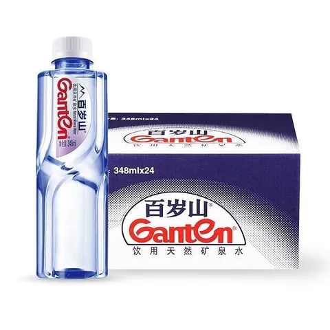 GANTEN/景田 景田矿泉水 348ml 570ml 瓶装