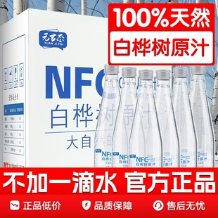 白桦树汁原液天然100%长白山桦树原汁330ml整箱装 植物饮料旗舰店