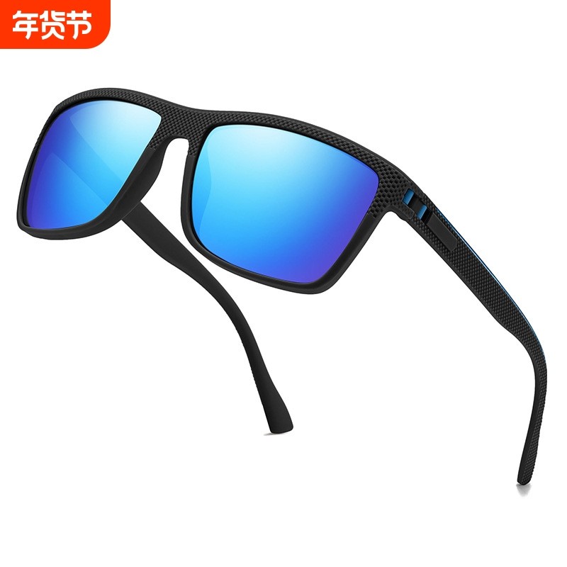 新款跨境全框驾驶潮流太阳镜男士轻盈休闲墨镜弹簧腿偏光运动眼镜